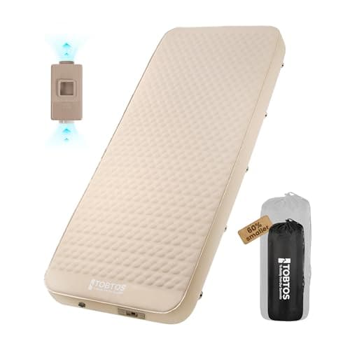 TOBTOS 4" Thick Self Inflating Sleeping Pad with Electric Pump $39.49 + Free Shipping