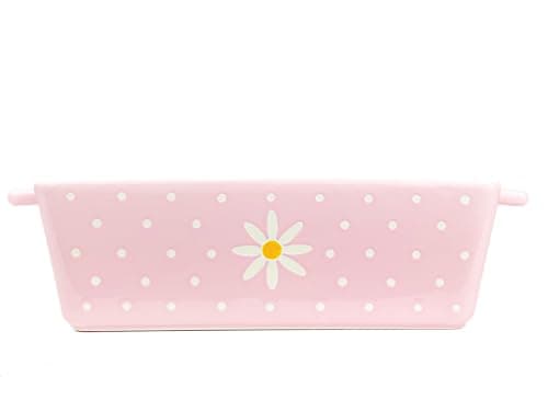 10 Strawberry Street Daisy Polka Dot Loaf Pan, Pink