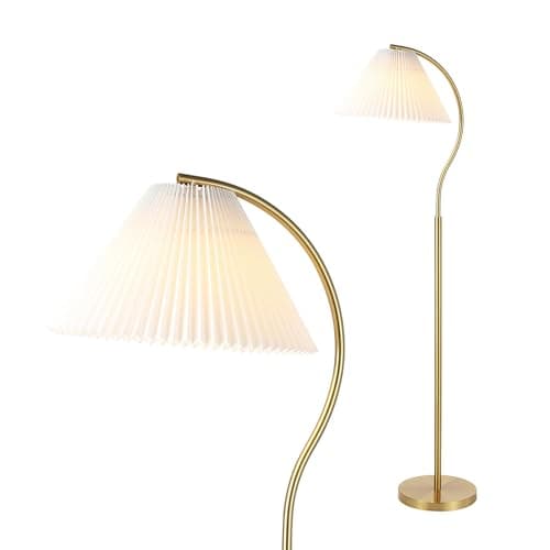 JONATHAN Y JYL1148A Devon 60.5...Room, Office, Brass Gold/White