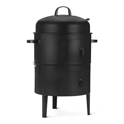 Amazon Basics 16" Vertical Charcoal Outdoor Smoker for $45 w/ Prime + free shipping