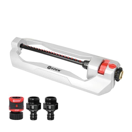 Eden 94111 Heavy Duty Metal Os...ect Bundle, Silver, Red, Black
