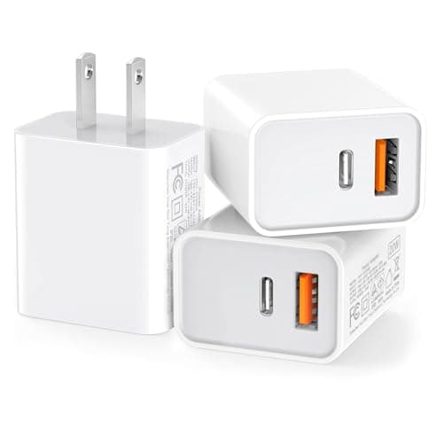 USB C Wall Charger 3-Pack for $9 + free shipping w/ Prime