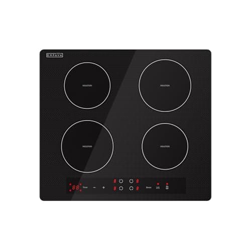 Empava 24 Inch Electric Induct...dual Heat Indicator, Hardwired