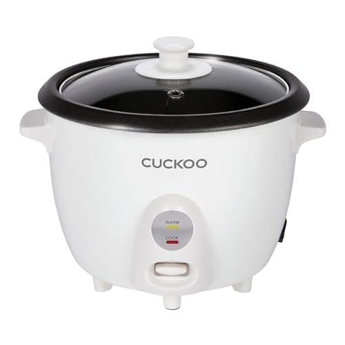 $27.99 | CUCKOO One Touch Rice Cooker 12-Cup Cooked, White (CR-0601C) at Amazon