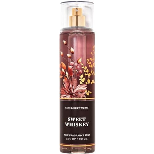 Bath & Body Works Fine Fragrance Body Spray Mist 8 fl oz / 236 mL (Sweet Whiskey) Packaging Design Varies