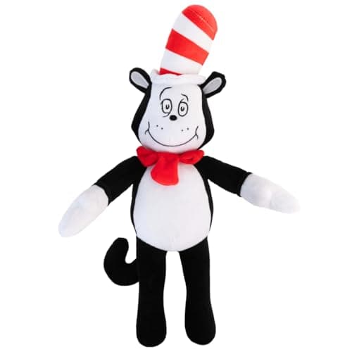 Dr Seuss Cat in The Hat Kids Bedding Super Soft Plush Cuddle Pillow Buddy, (Officially Licensed Product) By Franco