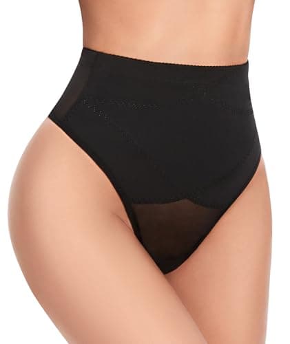 SIMIYA Thong Shapewear Tummy Control Body Shaper Tummy Control For Women Mid Rise Firm Stomach Shapewear Underwear Thong