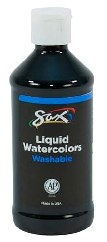 Sax True Color Concentrated Wa... Watercolor - 8 Ounces - Black