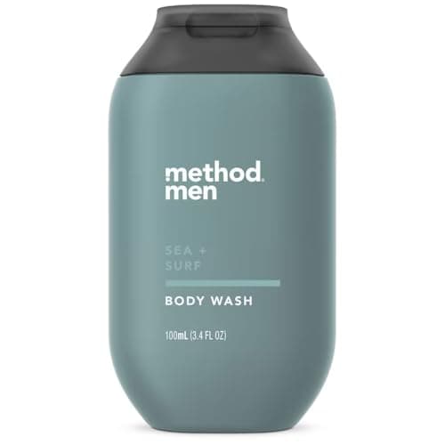 Method Body Wash, Sea + Surf, Paraben and Phthalate Free, Biodegradable Formula, 3.4 fl oz (Pack of 1)