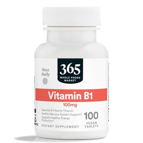 365 by Whole Foods Market, Vit...n B1 100mg, Vegan, 100 Tablets