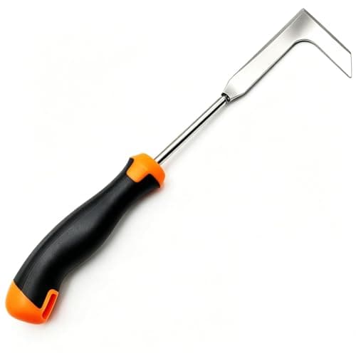 Crack Weeder Crevice Weeding Tool Manual Weeder Patio Crack Weeder Tool with Ergonomic Handle – Stainless Steel Weed Puller for Sidewalk Garden Patio Lawn Rust Resistant