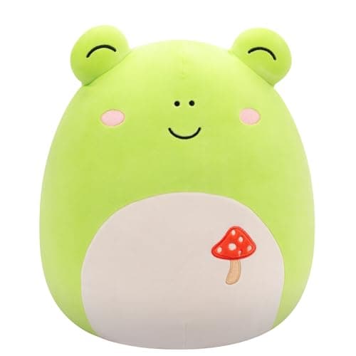Prime Members: Squishmallows 14" Wendy Green Frog Plush w/ Mushroom Embroidery (Large) $8.88 + Free Shipping