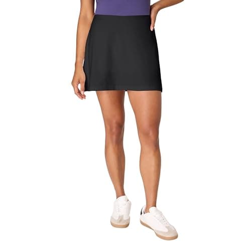Hanes Women's Skort Clothing, Moves Athletic Skirt with Built-in Shorts, Pockets, Women's Clothing, Stretchy, Wicking