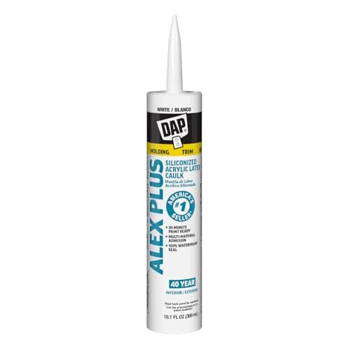 10.1-Ounce DAP Alex Plus Acrylic Latex Caulk (White) $2.97 + Free Shipping w/ Prime or on $35+