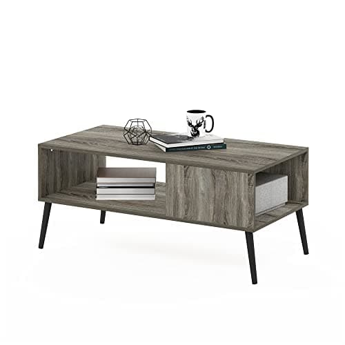 Furinno Claude Mid-Century Coffee Table w/ Wooden Legs for $26 + free shipping w/ Prime