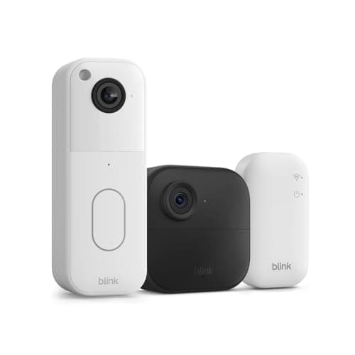 Blink Video Doorbell + Outdoor 4 Wireless Smart Security Camera w/ Sync Module (Black & White) $43.99 + Free Shipping