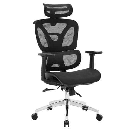 GarveeHome Ergonomic Office Ch...aming Chair,Up to 400 LB,Black