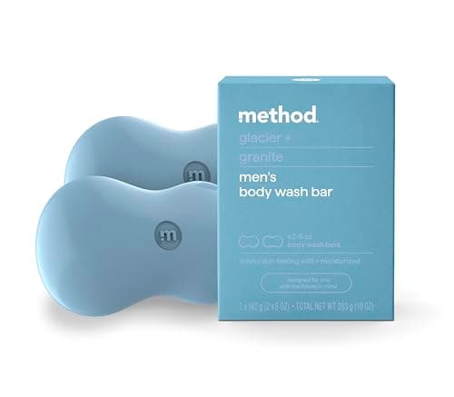 [NEW, SnS] $3.29 | 2-Pack 5-Oz Method Bar Soap (Glacier + Granite) at Amazon