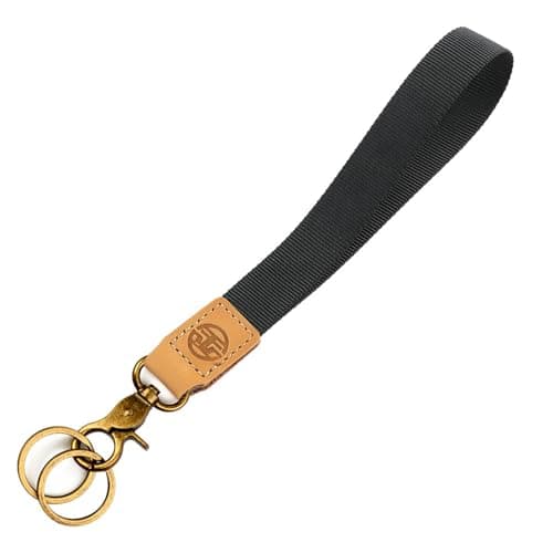 glodentai Cute Wrist Lanyard for Keys, Keychain, Wallet, Id Holder, Cell Phone, Wristlet Lanyard Key Chain Holder (black)