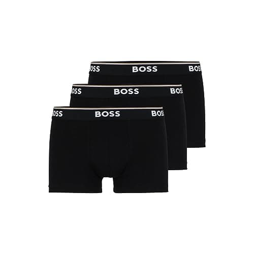 BOSS Men's Cotton Boxer Briefs 3-Pack (Sz L) for $19 + free shipping w/ Prime