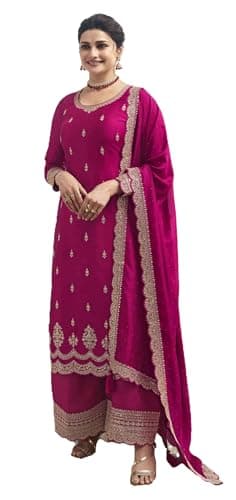 STELLACOUTURE Ready to wear salwar kameez for women, Plus size Indian Pakistani ethnic suit, Eid, Wedding, Party 3006-O (Pink, 50)