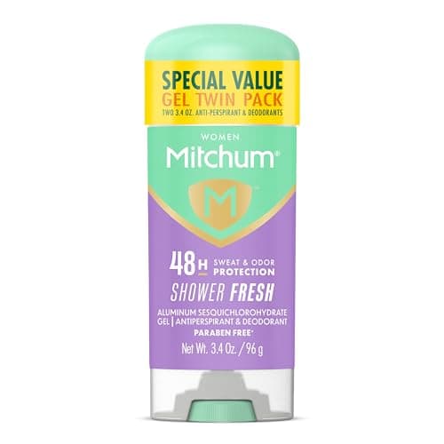 [SnS, AC] $3.89* | 2-Count 3.4-Oz Mitchum Women's Antiperspirant Deodorant (Shower Fresh) at Amazon ($1.95 each)