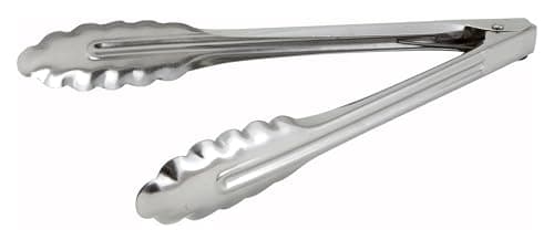 9" Winco Coiled Spring Heavyweight Stainless Steel Utility Tong $2.25