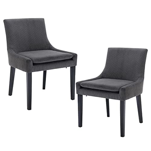COLAMY Modern Dining Chairs Se...r Living Room/Dining Room-Grey