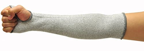 G & F 58122L CUTShield 14-Inch...esistant with thumb hole, Grey