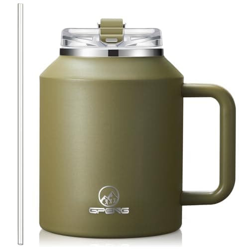 50-Oz Gpeng Insulated Stainless Steel Tumbler w/ Handle $10.99 + Free Shipping w/ Prime or on $35+