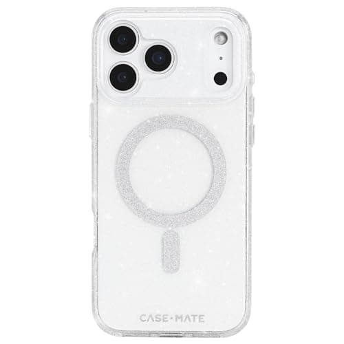 Case-Mate iPhone 17 Pro Max Case [Compatible with MagSafe] - Stylish Sparkly Phone Case with 12ft Drop Protection - Premium Magnetic Cover for iPhone 17 Pro Max - Twinkle Stardust