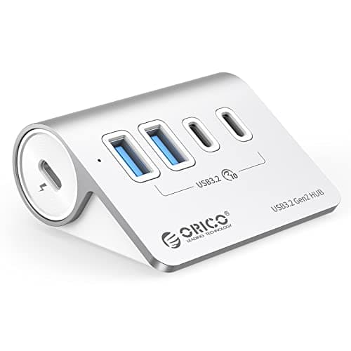 ORICO 4-Port USB 3.2 Gen2 Hub, Desktop USB 3.2 Hub with 2 USB-A, 2 USB-C - $19.58 after coupon