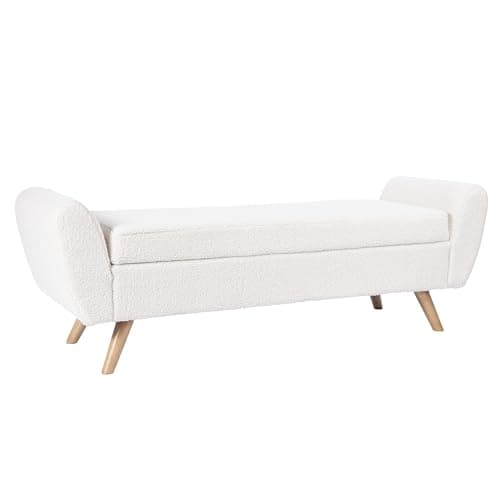 HomePop Modern Storage Bench w... Room & Bedroom - Sherpa Cream