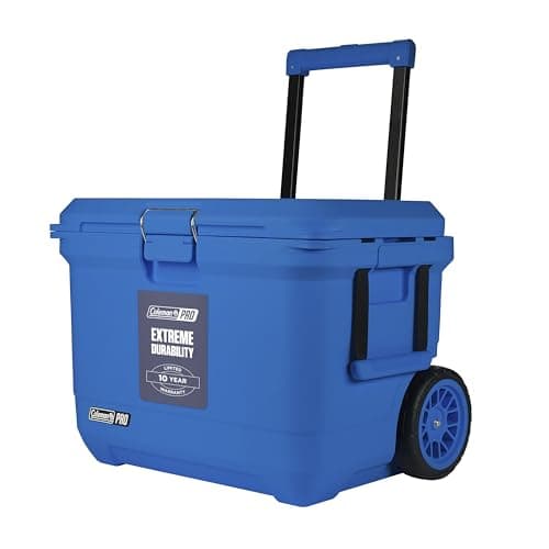 Coleman Pro Heavy-Duty 55qt Wh...an Capacity, Heavy-Duty Wheels