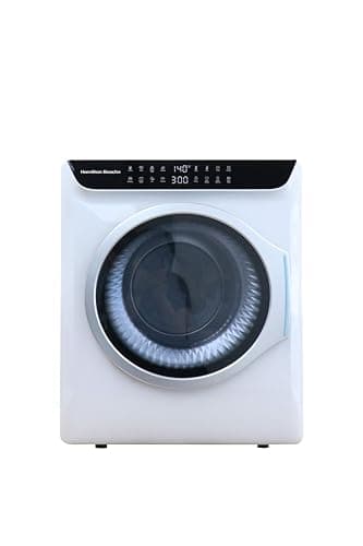 HAMILTON BEACH Electric Compac...UCHSCREEN Laundry Dryer, White