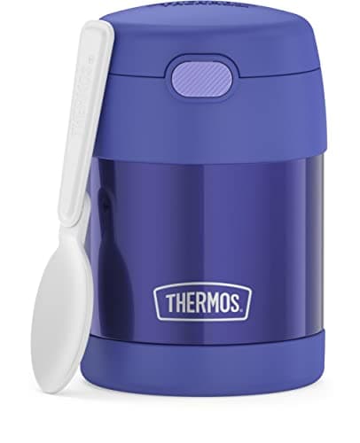THERMOS FUNTAINER Insulated Fo...ar with Foldable Spoon, Purple