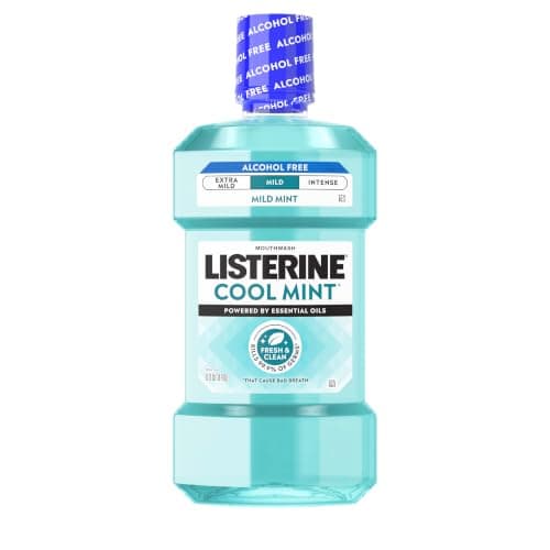 Select Accounts: 33.8-Oz Listerine Cool Mint Alcohol-Free Mouthwash (Mild Mint) $3.60 w/ S&S