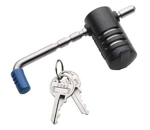 [NEW] $4.16 | Master Lock Trailer Lock, Stainless Steel Adjustable Coupler Latch Lock, 2847DAT at Amazon