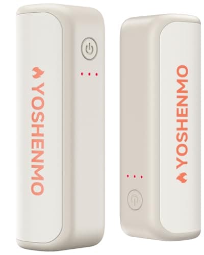 YOSHENMO Hand Warmers Rechargeable, 360° Heating Electric Handwarmer, 3 Levels with AI Smart Chips, Max 16 Hrs Reusable Portable Pocket Heater, Warm Gifts for Christmas, Indoor, Outdoor (Cream 2 Pack)