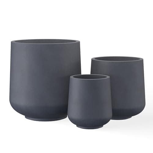 Kante 15.3"+11.6"+8.2" Dia Rou...or Home Garden Patio, Charcoal