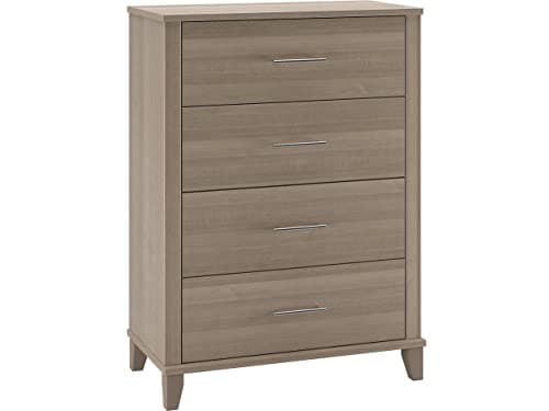 Bush Furniture Somerset Chest of Drawers in Ash Gray