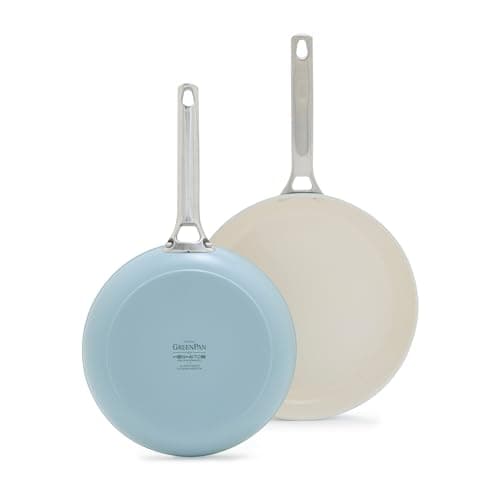 GreenPan Padova Pro 8" and 10"...asher and Oven Safe, Blue Haze