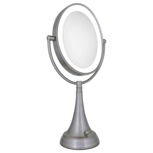 Zadro LEDOVLV410 - LED Lighted...irror with Satin Nickel Finish