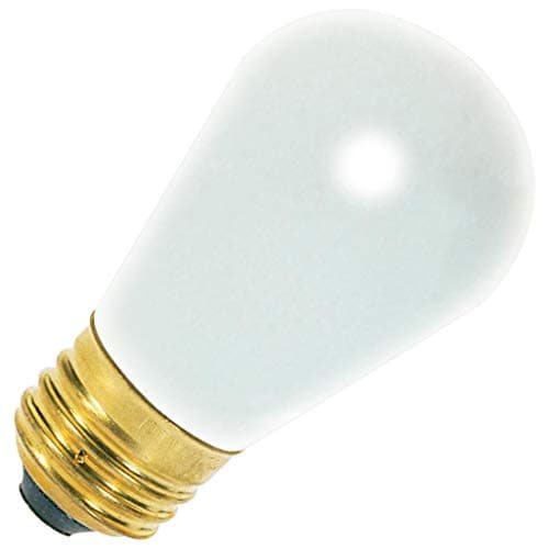 Satco S3966 130V Medium Base 11-Watt S14 Light Bulb, Frosted