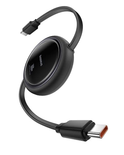 3.3' Baseus 100W Retractable USB-C to USB-C 5A Charging Cable $6.65 + Free Shipping w/ Prime
