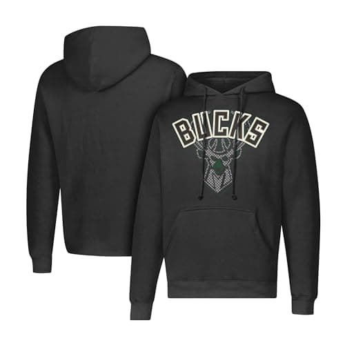 Ultra Game Men's NBA Official ...Milwaukee Bucks, Black, Medium