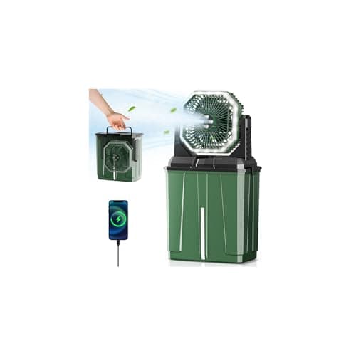 Coolice Portable Misting Fan w/ 8L Water Tank, 24,000mAh Battery & LED Light $30 + Free S&H