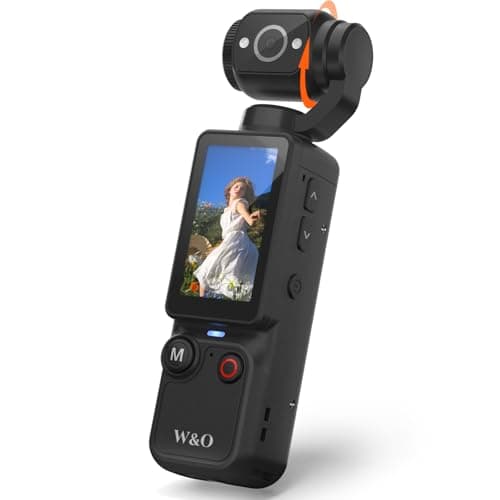 W & O Vlogging Camera with 180° Rotating Lens for $30 + free shipping