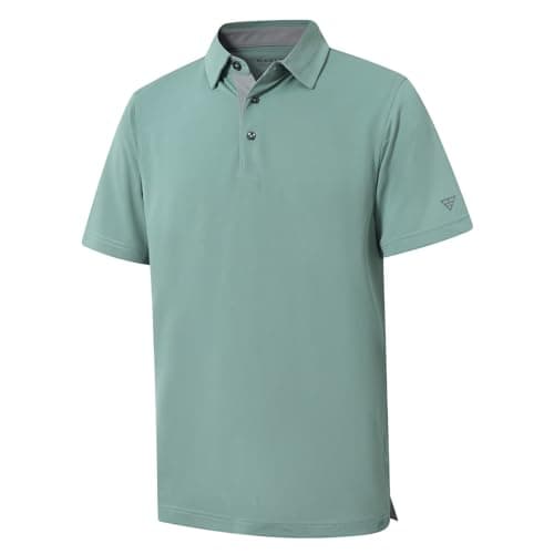 M MAELREG Men's Short Sleeve Moisture-Wicking Dry-Fit UPF 30+ Golf Polo Shirt (Select Colors & Sizes S-5XL) from $12.97 + Free Shipping w/ Prime or on $35+