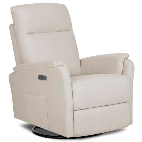 Evolur Noah Power Recline Glid..., FSC Certified, in Light Sand